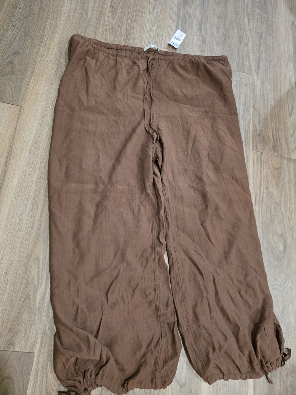 Abercrombie & Fitch Brown Maxi Drawstring Skirt